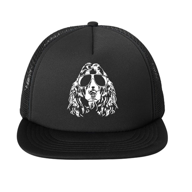 Cocker Spaniel Mom Gift T  Shirt Funny Cocker Spaniel Sunglasses Cool Foam Snapback hat by heelsdreary | Artistshot