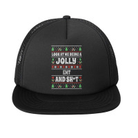 Womens Funny Emt Ugly Christmas Design Emergency Medical Technician V Foam Snapback Hat | Artistshot