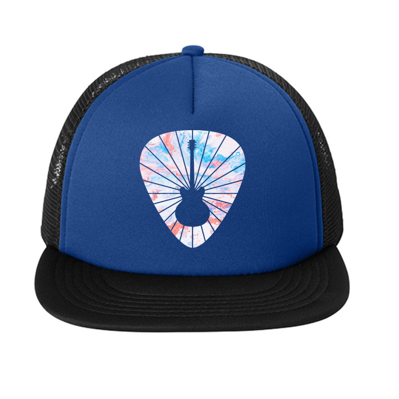 Guitar Pick T  Shirt Guitar Pick Electric Guitar Texture Theme T  Shir Foam Snapback hat by jibemessy | Artistshot