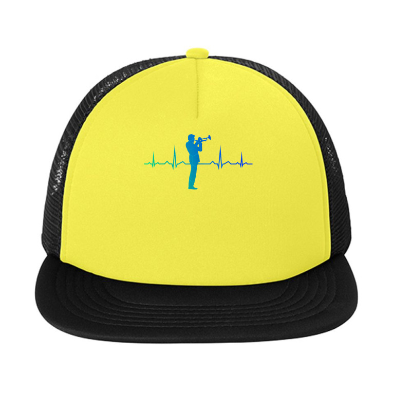 Men's Trumpet Player Trumpet Jazz Trumpet T Shirt Foam Snapback Hat | Artistshot