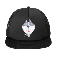 Husky T  Shirt Siberian Husky Dog T  Shirt Foam Snapback Hat | Artistshot