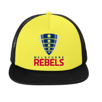 Melbourne Rebels Rugby Super League Foam Snapback Hat | Artistshot