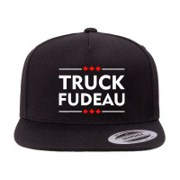 Truck You Trudeau Usa Canada Flag Truckers 5 Panel Snapback Cap | Artistshot