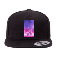 Purple 5 Panel Snapback Cap | Artistshot