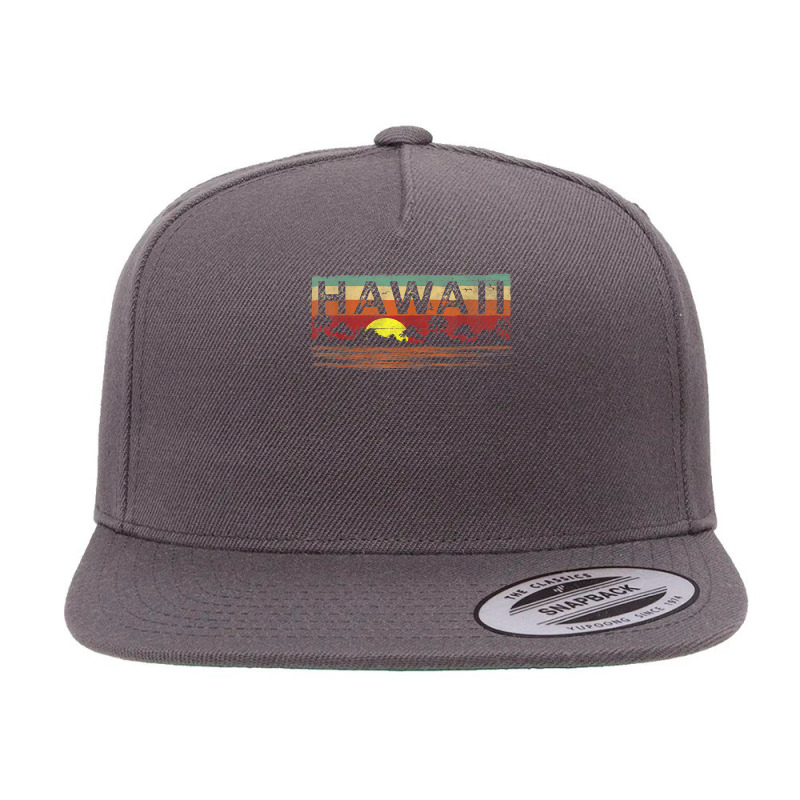 Vintage Tropical Hawaii T Shirt   Hawaiian T Shirt 5 panel snapback cap by adam.troare | Artistshot