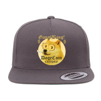 Dogecoin Crypto Gang! Bang! 5 Panel Snapback Cap | Artistshot