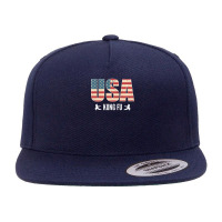 Kung Fu American Usa Flag | Kung Fu Martial Art T-shirt 5 Panel Snapback Cap | Artistshot