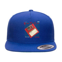 Vaporwave Aesthetic Style Floppy Disk 90s Japanese Otaku T Shirt 5 Panel Snapback Cap | Artistshot