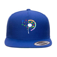 Autism Awareness T  Shirt Autism T  Shirt Autism Dandelion Flower Puzz 5 Panel Snapback Cap | Artistshot