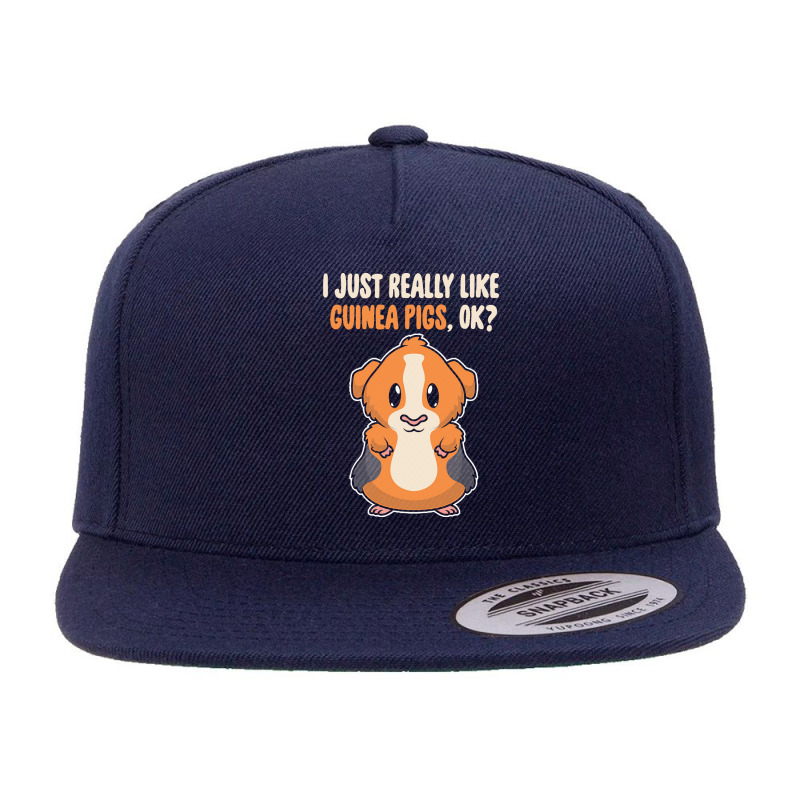 I Just Really Like T  Shirt I Just Really Like Guinea Pigs O K 5 Panel Snapback Cap | Artistshot