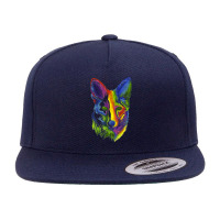 Multicolored Fox 5 Panel Snapback Cap | Artistshot