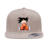 Sleeping Little Goku 5 Panel Snapback Cap | Artistshot