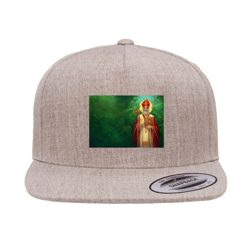 St Nicholas 5 Panel Snapback Cap | Artistshot