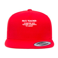 Facs Teacher Shirt Home Economics Teacher Gift 5 Panel Snapback Cap | Artistshot