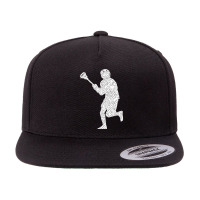 Funny Lacrosse Lover Gift T  Shirt Funny Graphic Lacrosse Ball Stick S 5 Panel Snapback Cap | Artistshot