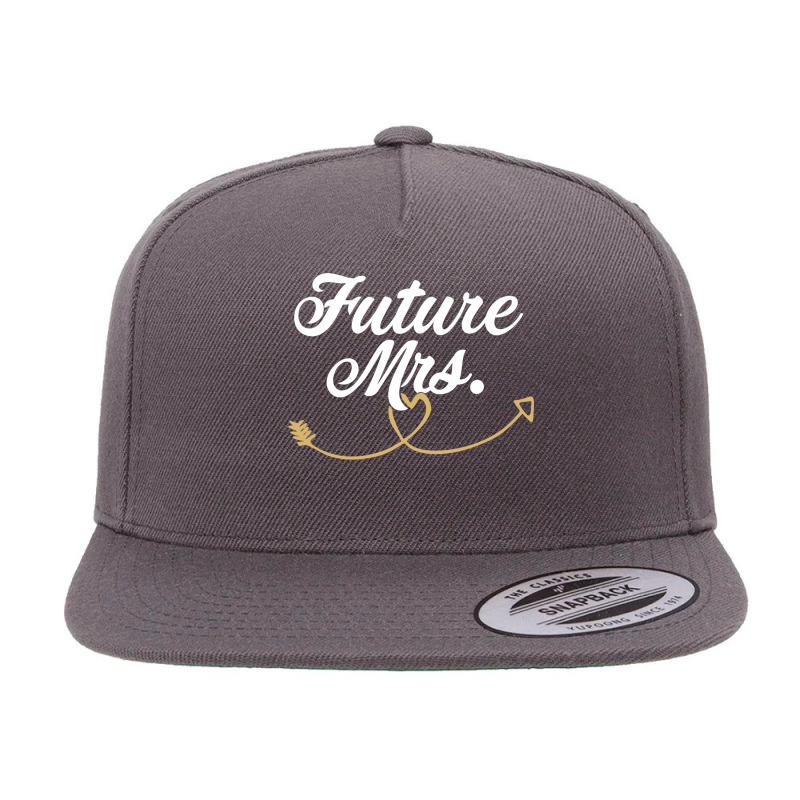 Future Mrs Soon To Be Bride Funny Bridal Party Gift 5 panel snapback cap by SamsulArt | Artistshot