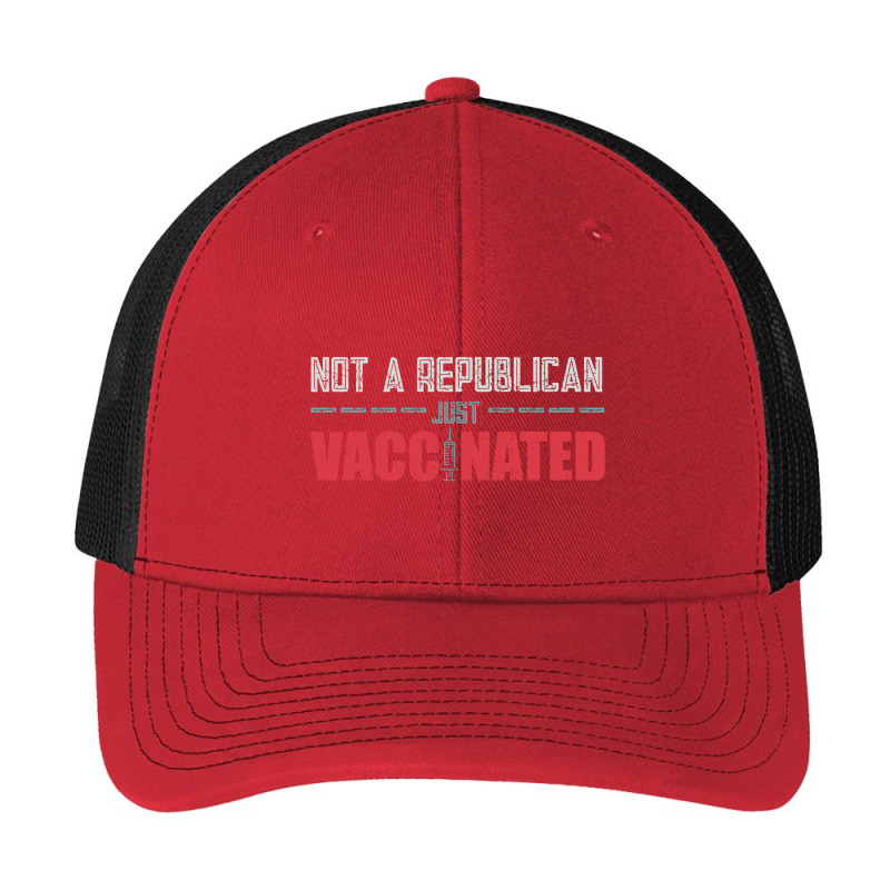 Not A Republican Just Vaccinated Pa Trucker Cap by jrestima | Artistshot