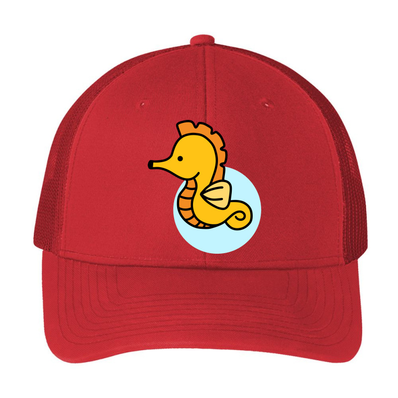 Baby Yellow Seahorse Pa Trucker Cap by Morspective | Artistshot