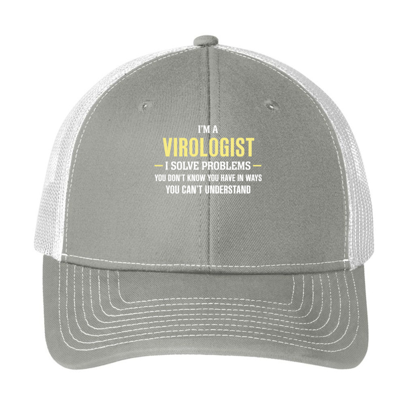 Virologist I Solve Problems Funny Gift Pa Trucker Cap by thanchashop | Artistshot