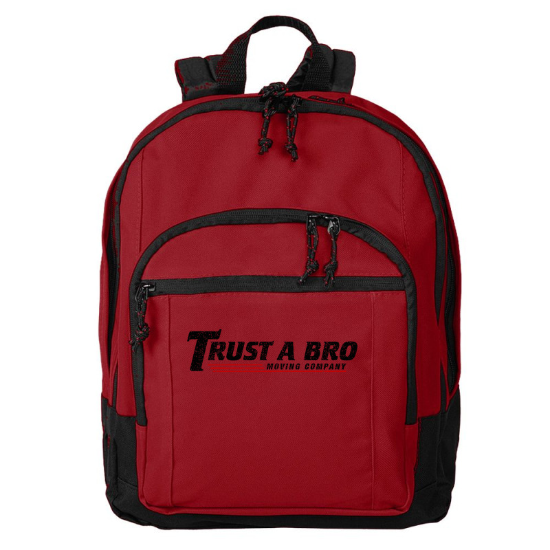 Trust A Bro Moving Company    T Shirt Basic Backpack | Artistshot