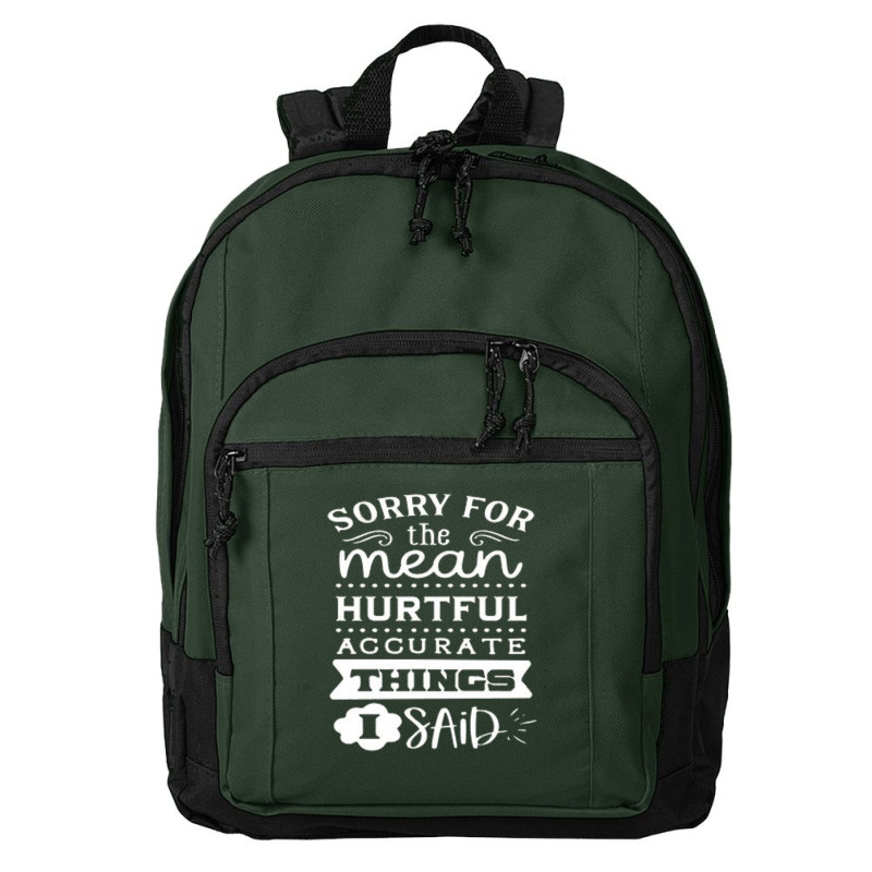 Quotes Funny Basic Backpack | Artistshot