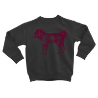 Vintage Siberian Husky Toddler Sweatshirt | Artistshot