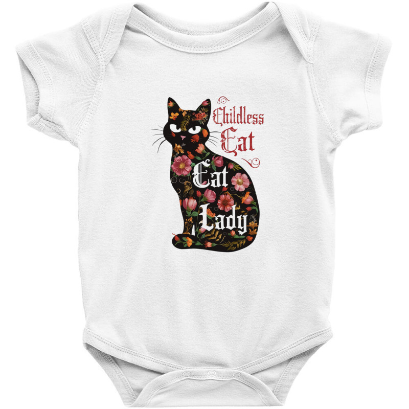 Childless Cat Lady Baby Bodysuit by Donna Schennum | Artistshot