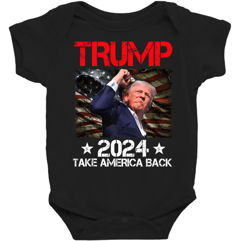 Trump 2024 Take America Back Baby Bodysuit | Artistshot