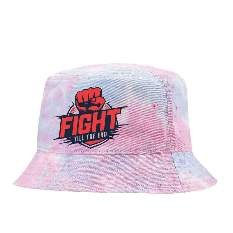 Till The End Tie Dyed Bucket Hat | Artistshot