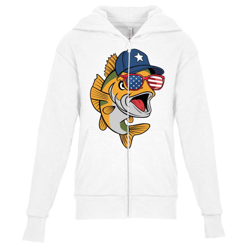 A Large Fish Youth Zipper Hoodie | Artistshot