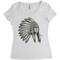 An Indian Chief Women's Triblend Scoop T-shirt | Artistshot