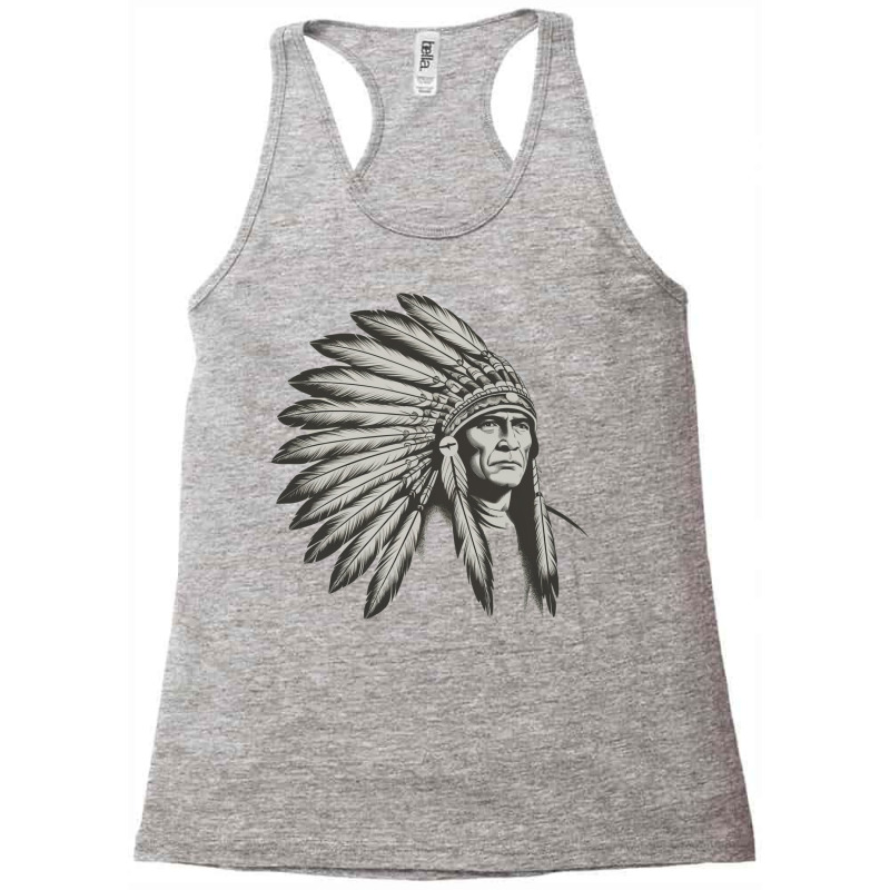 An Indian Chief Racerback Tank by Donna Schennum | Artistshot