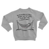 Hand Drawn Stick Figure Lying Comfortably On A Ham Toddler Sweatshirt | Artistshot