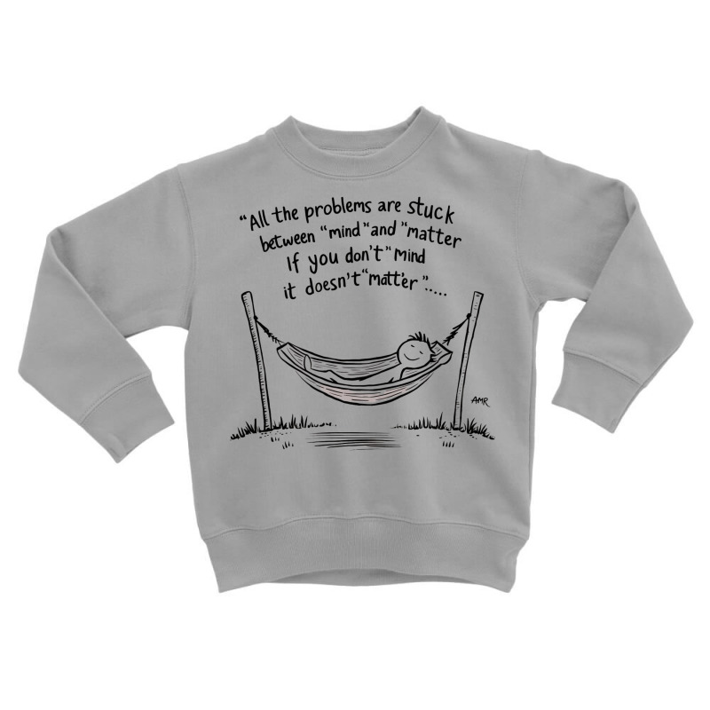 Hand Drawn Stick Figure Lying Comfortably On A Ham Toddler Sweatshirt by Donna Schennum | Artistshot