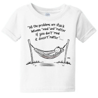 Hand Drawn Stick Figure Lying Comfortably On A Ham Baby Tee | Artistshot