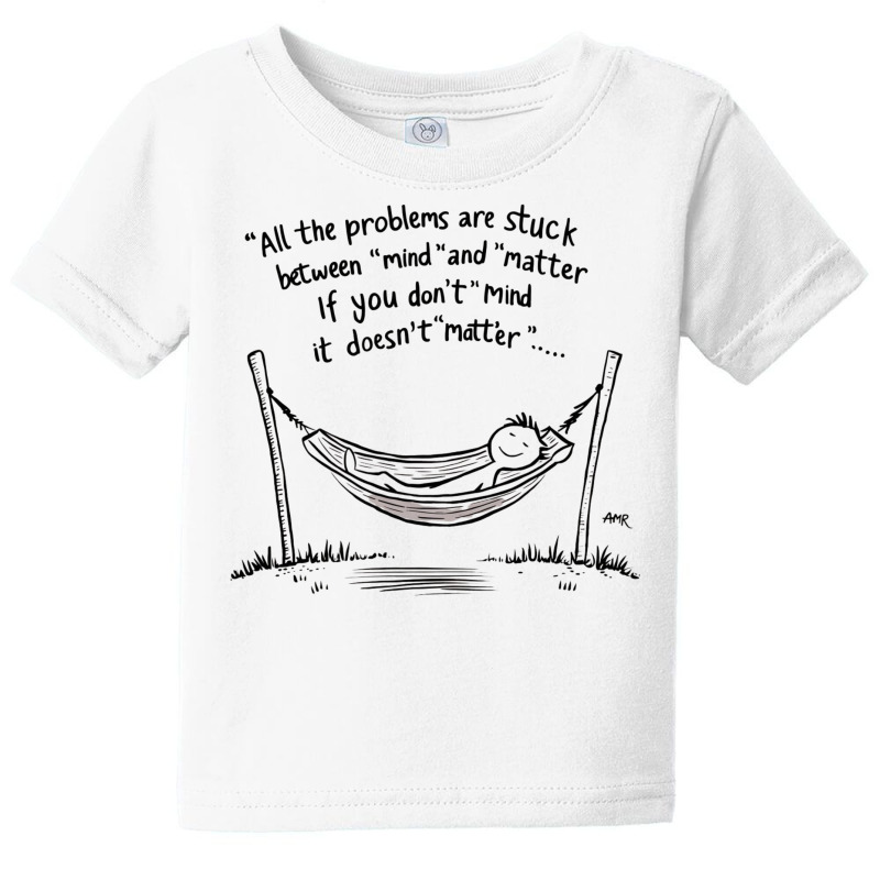 Hand Drawn Stick Figure Lying Comfortably On A Ham Baby Tee by Donna Schennum | Artistshot