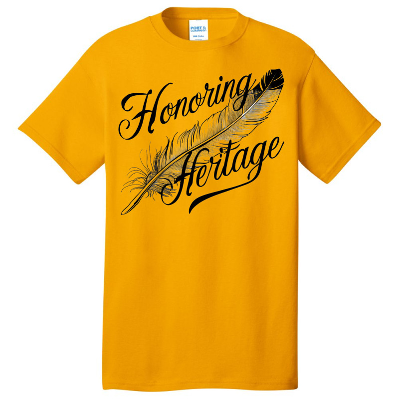 Honoring Heritage Basic T-shirt by Donna Schennum | Artistshot