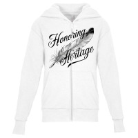 Honoring Heritage Youth Zipper Hoodie | Artistshot