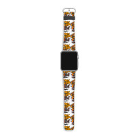 A Burger Riding A Skateboard Apple Watch Band | Artistshot