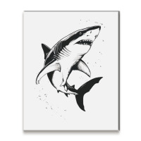 A Shark Metal Print Vertical | Artistshot