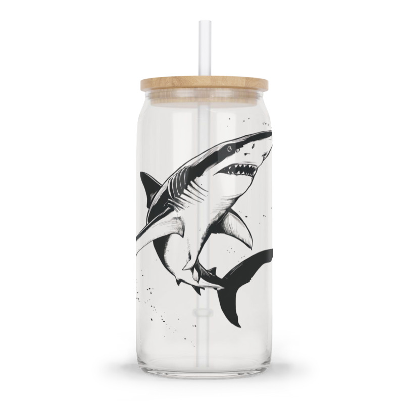 A Shark Glass Tumbler | Artistshot