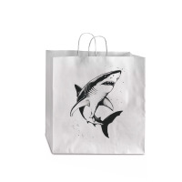 A Shark Jumbo Paper Bag - 18 X 7 X 18 3/4 | Artistshot