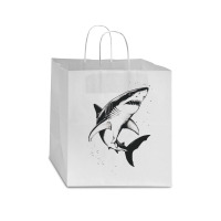 A Shark Star Paper Bag - 13 X 7 X 13 | Artistshot