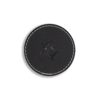 A Shark Round Leatherette Patch | Artistshot