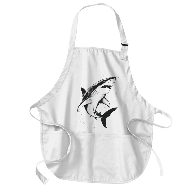 A Shark Medium-length Apron | Artistshot