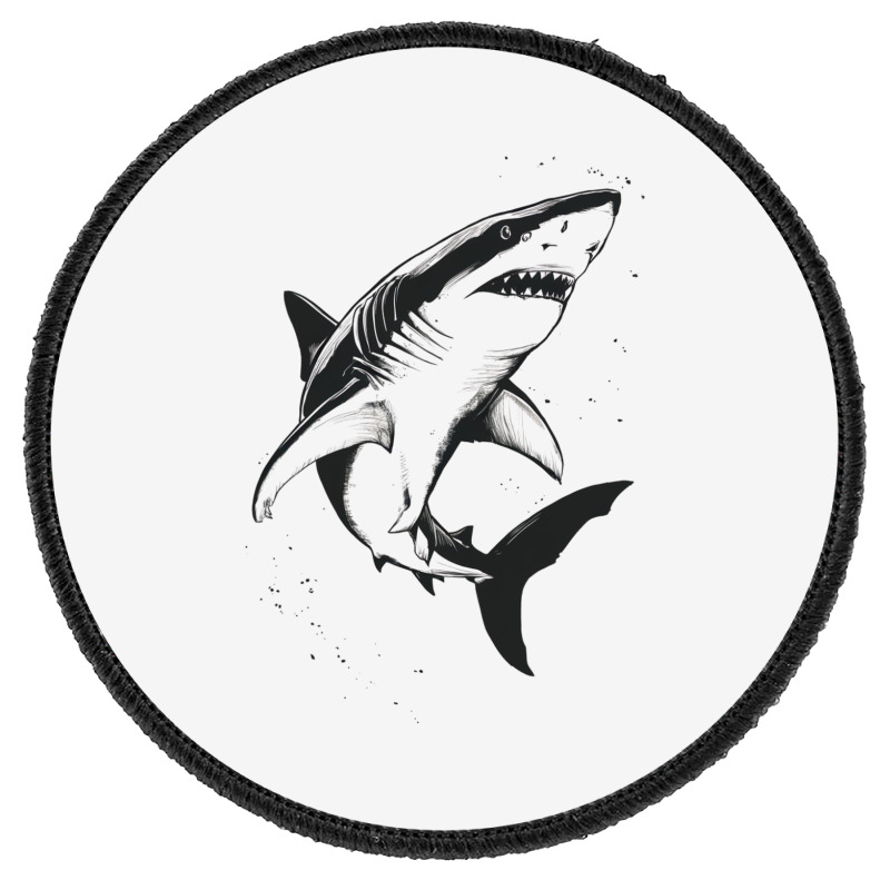 A Shark Round Patch | Artistshot