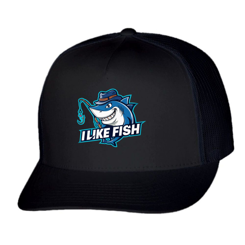 I Like Fish Trucker Cap | Artistshot