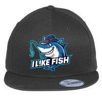 I Like Fish Flat Bill Snapback Cap | Artistshot