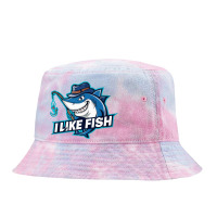 I Like Fish Tie Dyed Bucket Hat | Artistshot