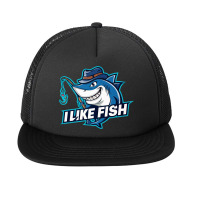 I Like Fish Foam Snapback Hat | Artistshot